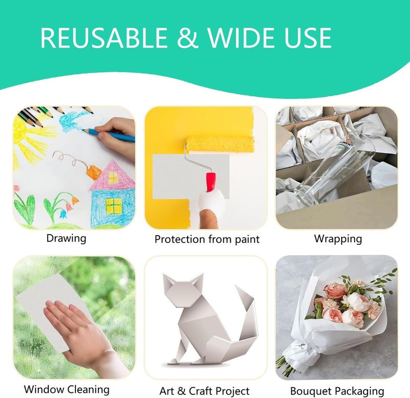 BEIBOON Large Moving Paper Packing Sheets 24x30 Inch Newsprint Paper for Packaging Moving Shipping Supplies, Wrapping Fragile Items, Pet Cage Liners 9LB - Image 5